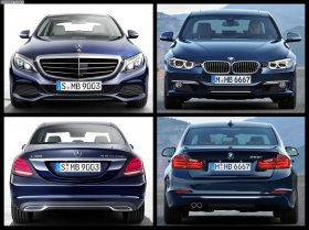 Bild Vergleich BMW 3er F30 Luxury Line Mercedes C Klasse Exclusive 2014 04 750x562 Photo Comparison: 2015 Mercedes Benz C Class W205 vs. BMW 3 Series F30