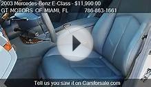 2003 Mercedes-Benz E-Class E320 - for sale in Hollywood, FL