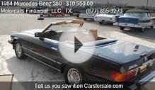1984 Mercedes-Benz 380 SL Convertible for sale in Headquarte