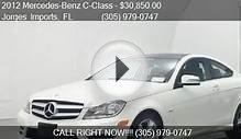2012 Mercedes-Benz C-Class C250 Coupe - for sale in Miami, F