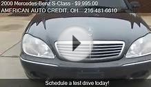 2 Mercedes-Benz S-Class S500 - for sale in CLEVELAND , OH