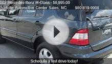 2002 Mercedes-Benz M-Class ML320 - for sale in Charlotte, NC