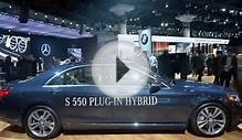 2016 Mercedes Benz s550 Plug in Hybrid PHEV revealed at LA