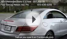 2014 Mercedes-Benz E-Class E350 Coupe Sport Package with AMG